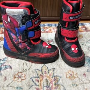 Marvel Spider-Man Kids Boots - Red, Black, Blue